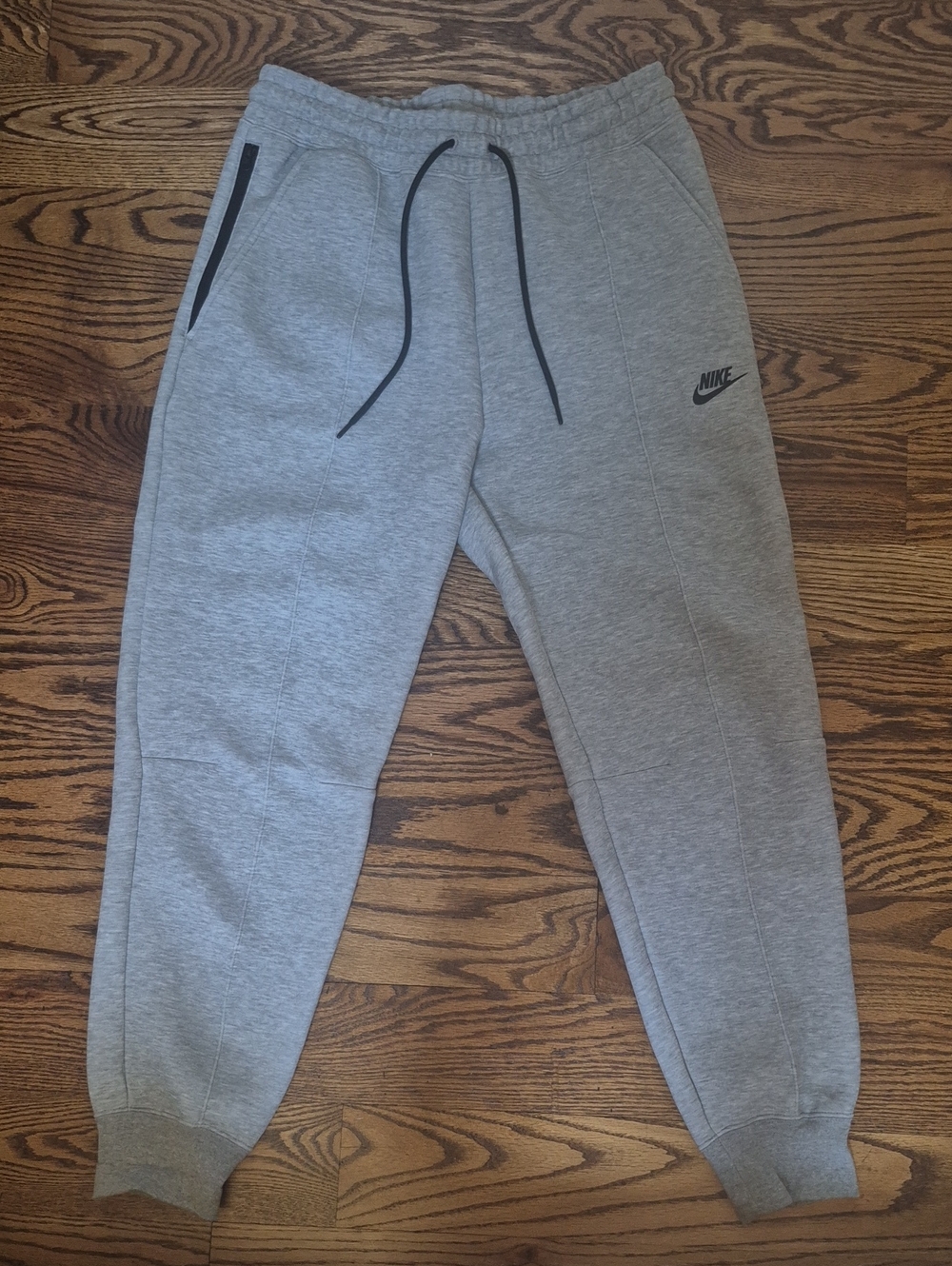 NWOT!! Nike Grey Fleece Joggers with Black Accents